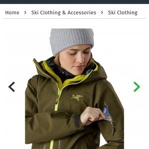 Barely worn Arcteryx Sentinel LT ski jacket